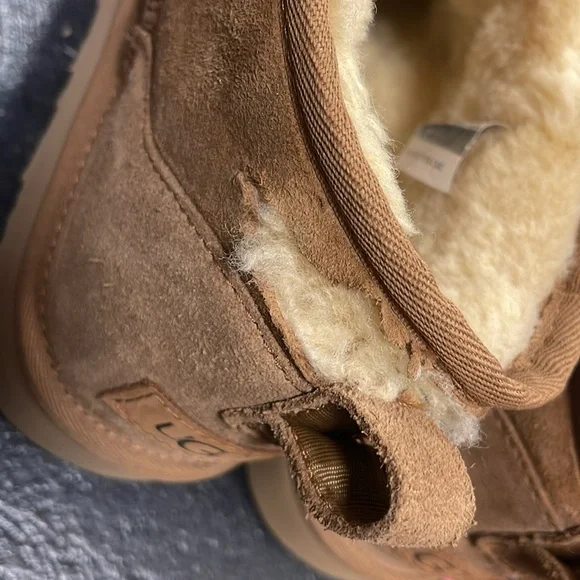 UGG Chestnut Ultra Mini Shearling Lined Footwear - Picture 6 of 8